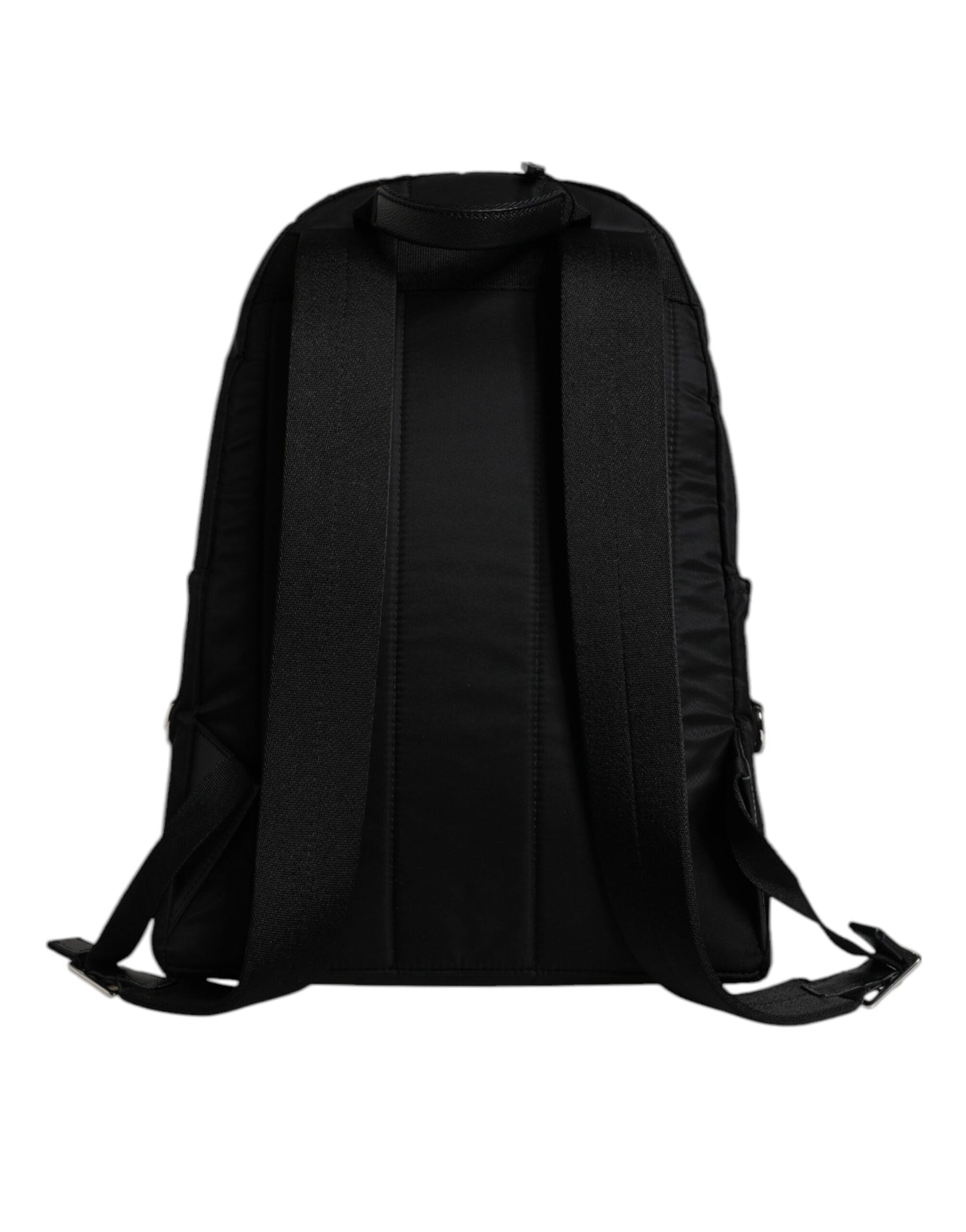 Dolce &amp; Gabbana – Rucksack „VULCANO“ aus schwarzem Nylon #DGFAMILY mit Verzierung