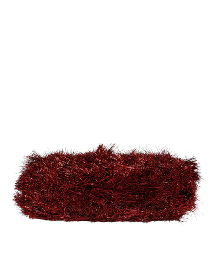 Dolce &amp; Gabbana – Abend-Clutch „VANDA“ aus Rotgold mit Lametta-Kristallen