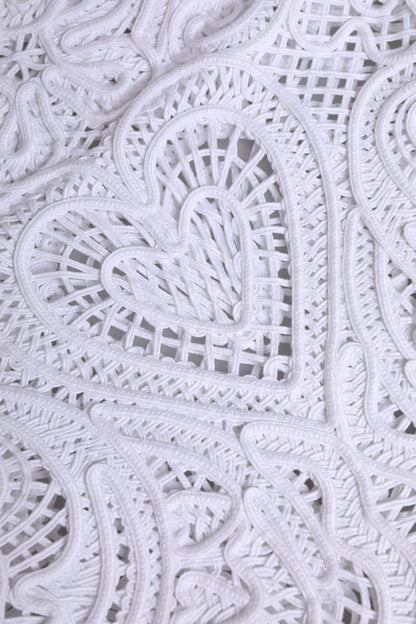 Dolce &amp; Gabbana – Weiße Einkaufstasche „Beatrice“ aus Cordonetto-Spitze