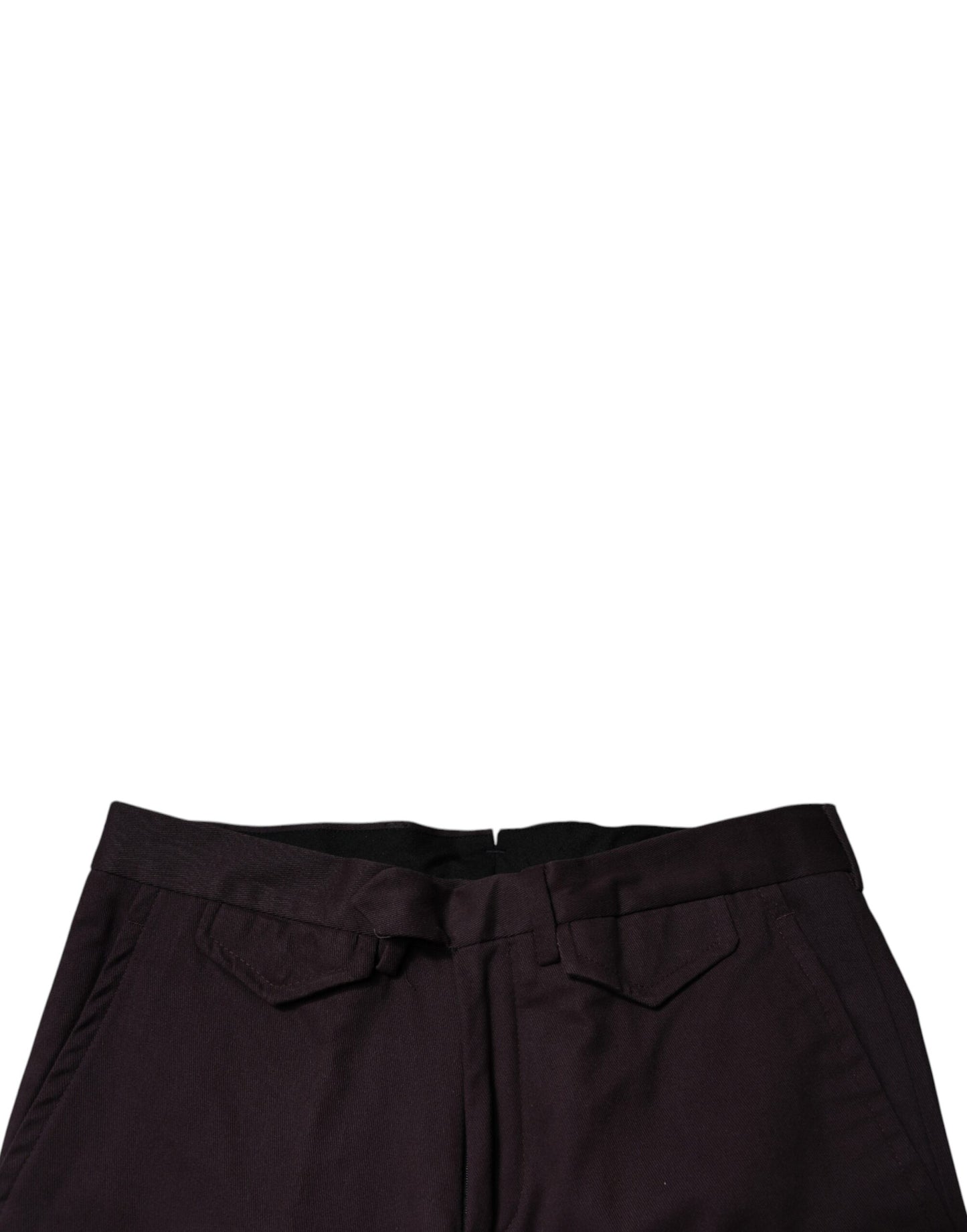 BENCIVENGA Braune Slim Fit Herren Anzughose aus reiner Baumwolle