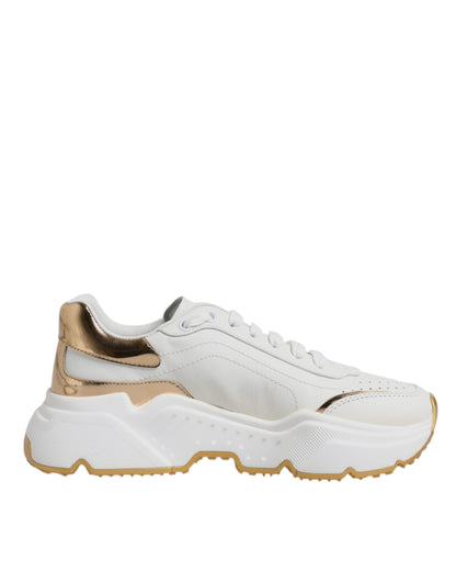Dolce &amp; Gabbana Daymaster Low Top Sneakers in Weißgold