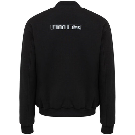 Dolce &amp; Gabbana Schwarze Bomberjacke aus Viskose