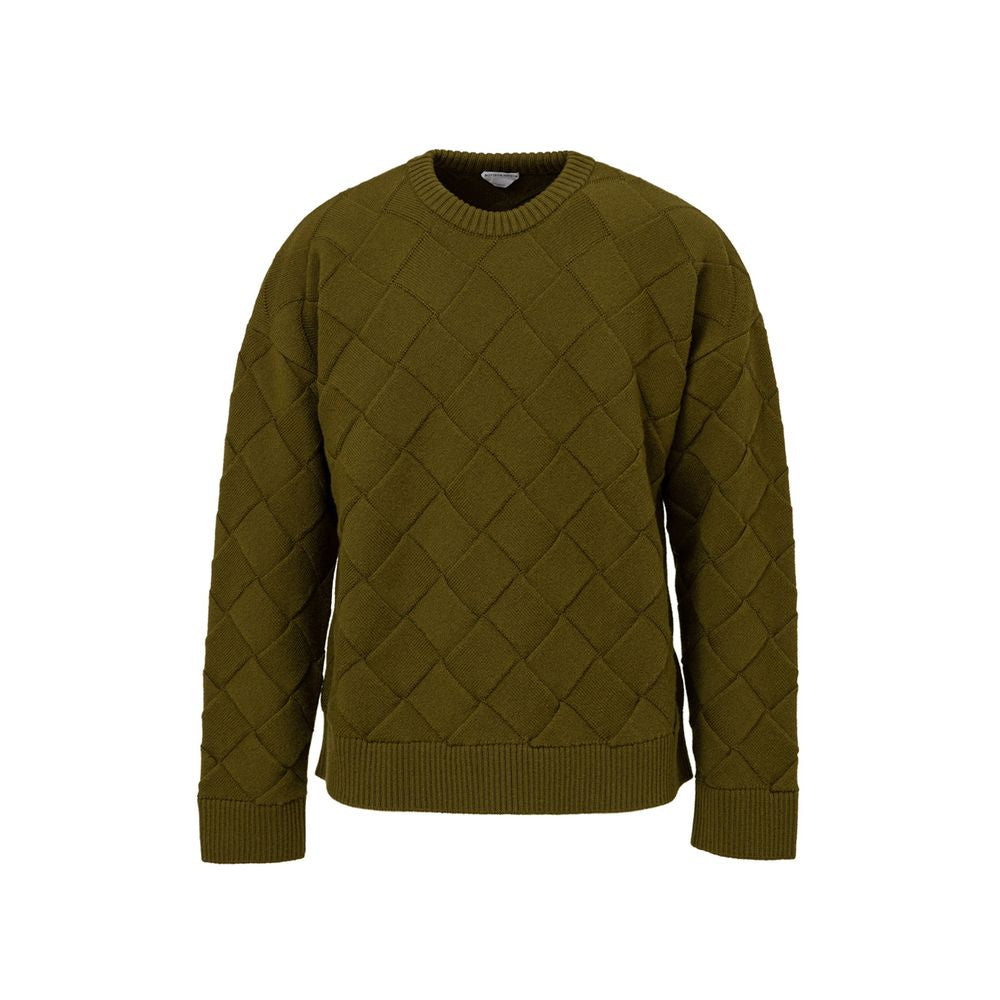 Bottega Veneta Grünes Woll-Sweatshirt