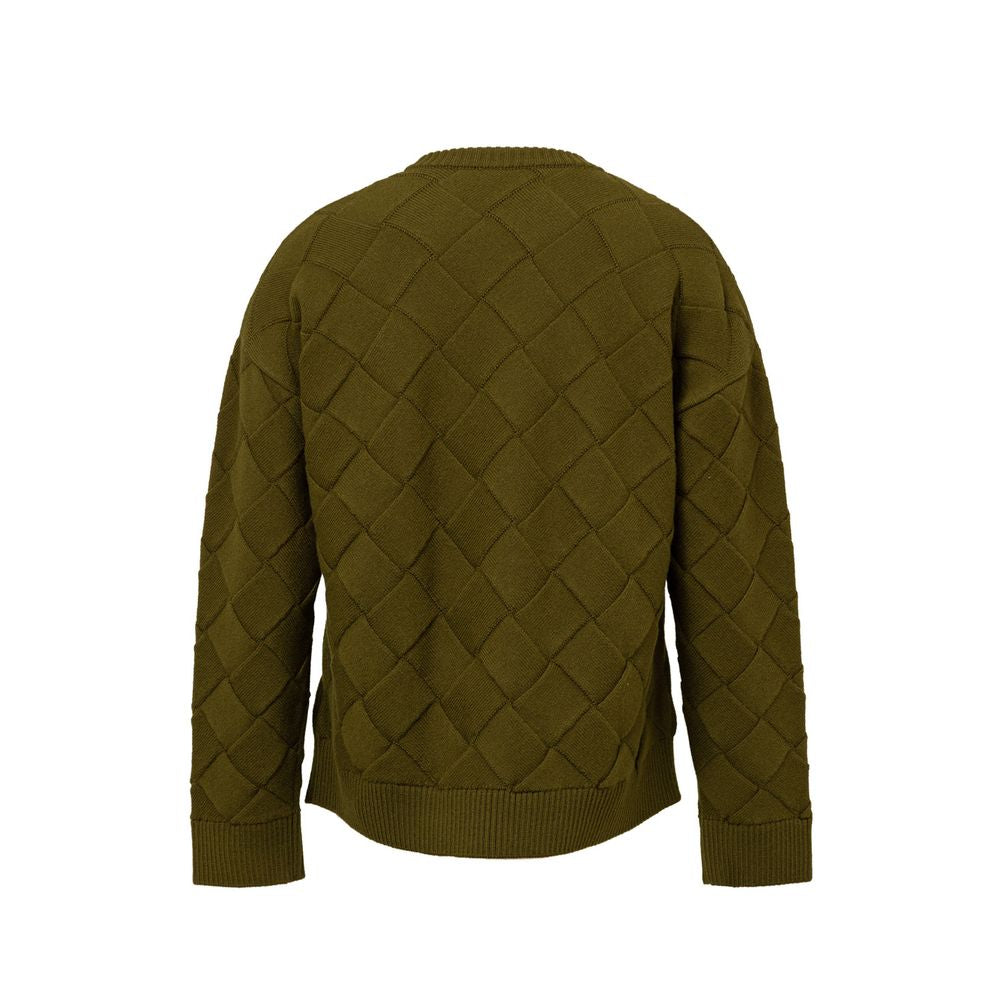 Bottega Veneta Grünes Woll-Sweatshirt