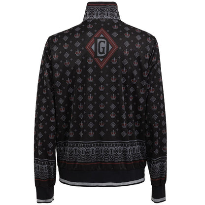Dolce &amp; Gabbana Schwarzes Polyester-Sweatshirt