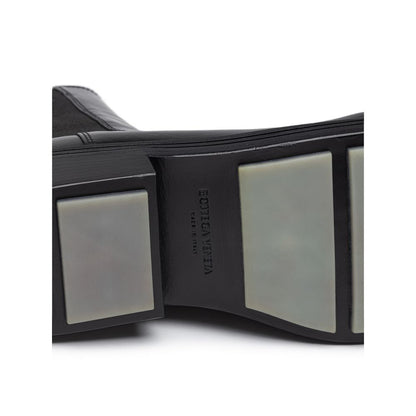 Bottega Veneta – Schwarzer Lederstiefel