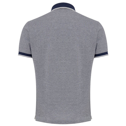 Blaues Poloshirt aus Baumwolle von Canali