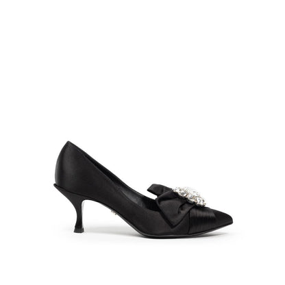 Dolce &amp; Gabbana Pumps aus schwarzer Viskose