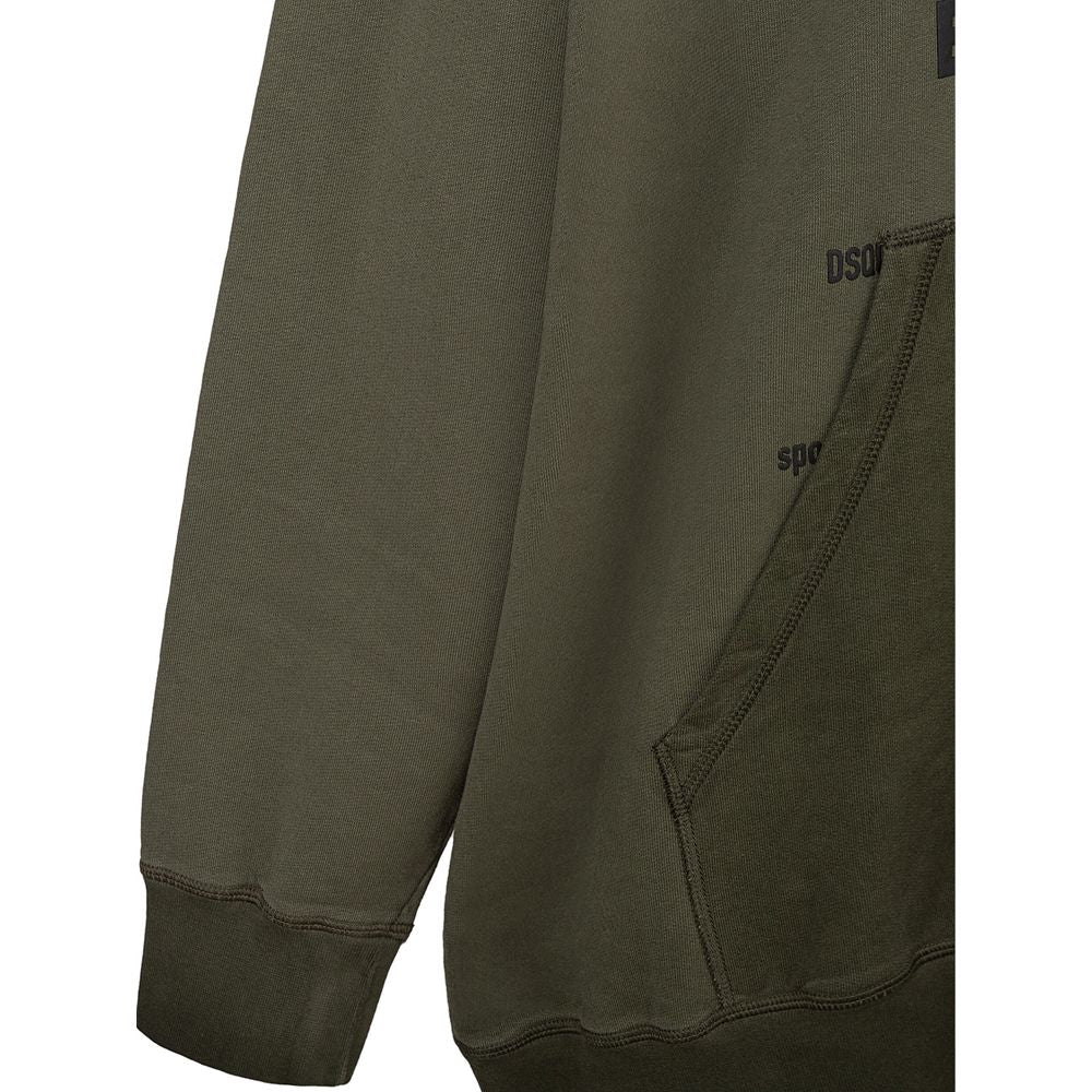 Dsquared² Grünes Baumwoll-Sweatshirt