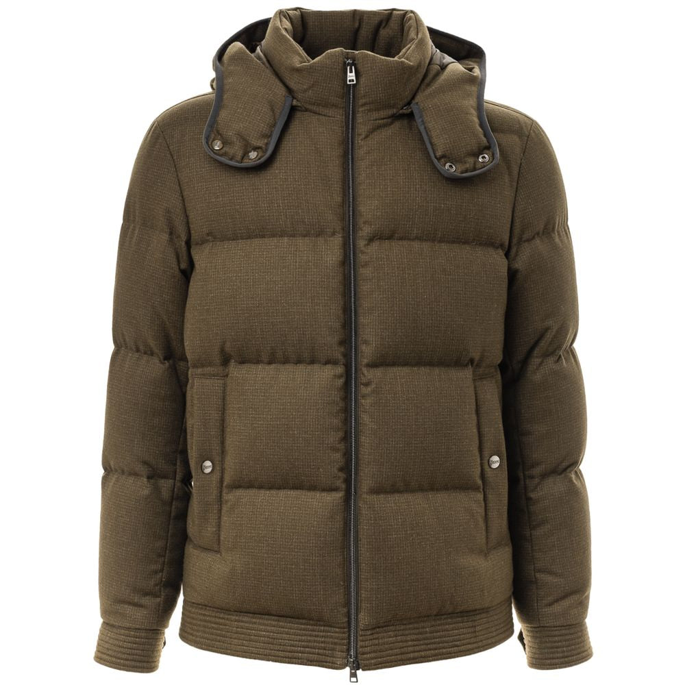 Herno Green Wool Bomber