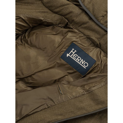 Herno Green Wool Bomber