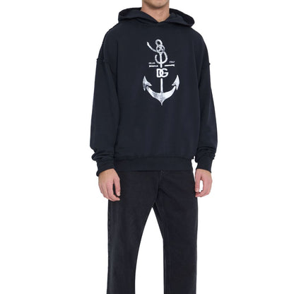 Blaues Baumwoll-Sweatshirt von Dolce &amp; Gabbana