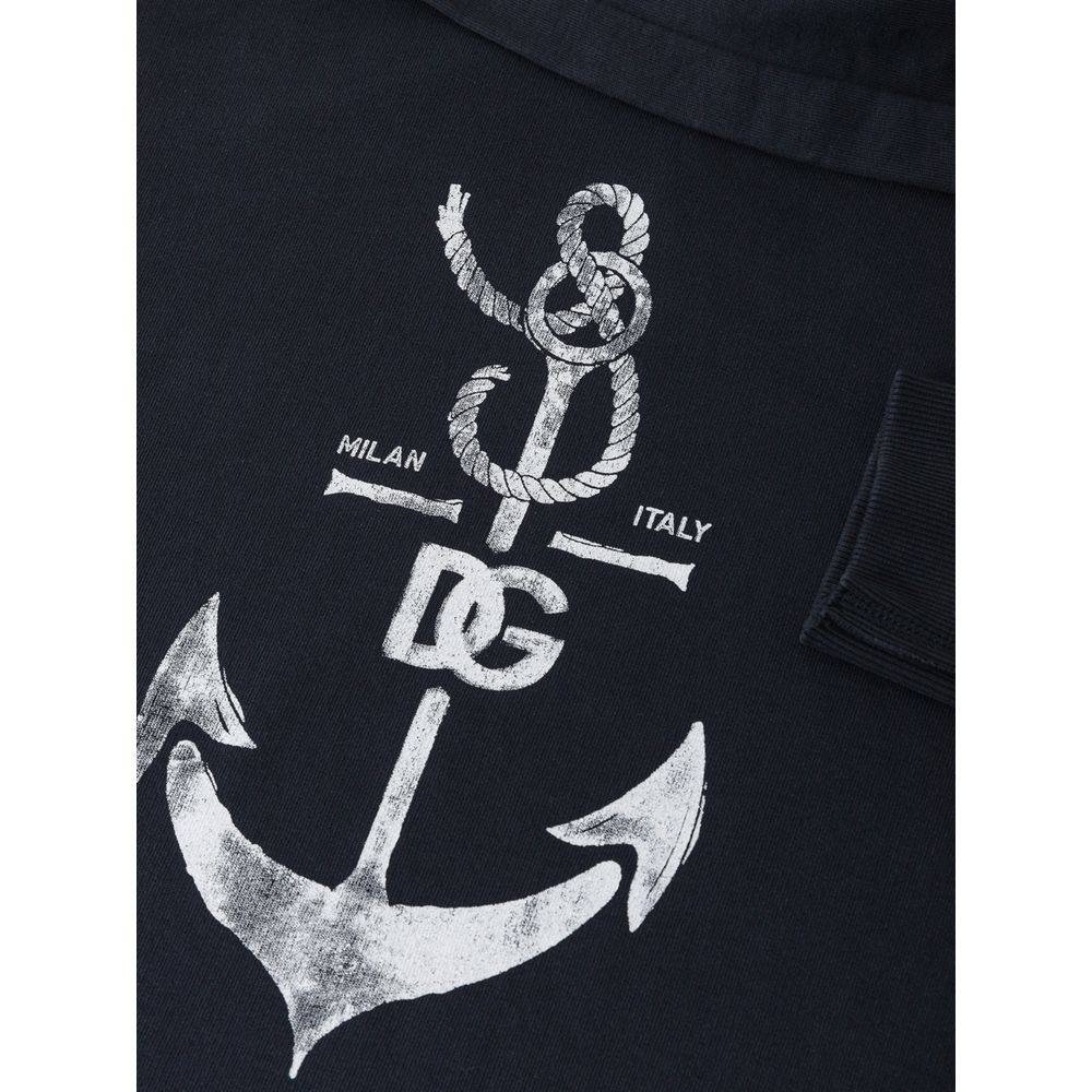Blaues Baumwoll-Sweatshirt von Dolce &amp; Gabbana