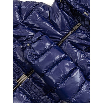 Herno Blauer Polyamidmantel