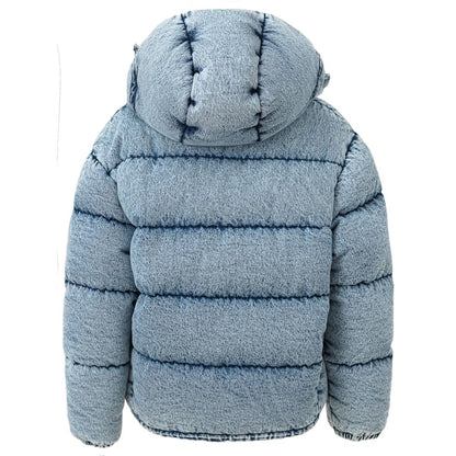 Miu Miu Mantel aus blauem Polyester