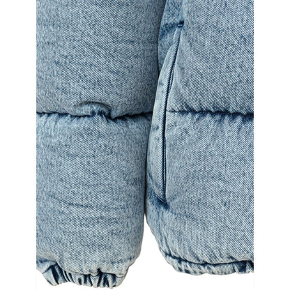 Miu Miu Mantel aus blauem Polyester