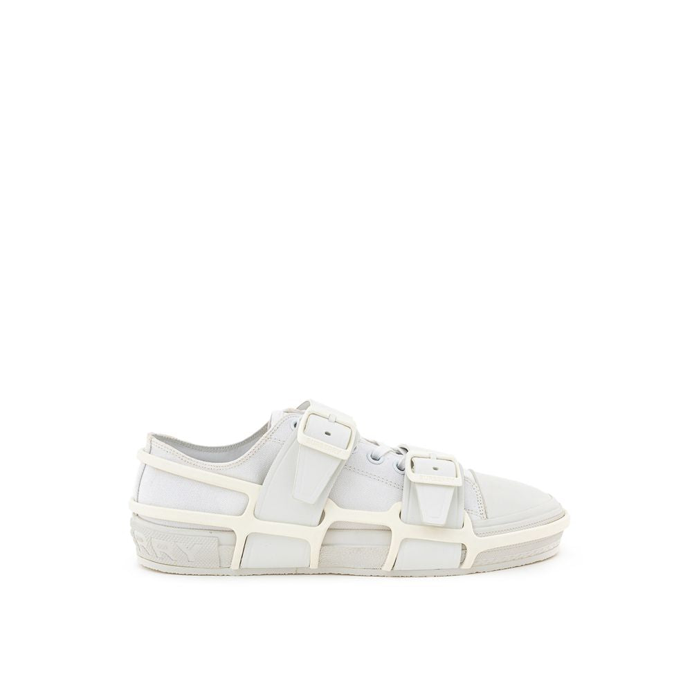 Burberry Weiße Baumwoll-Sneaker im sportlichen Stil