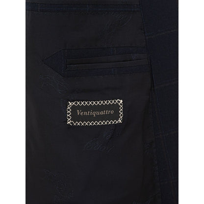 Blauer Wollblazer von Brioni