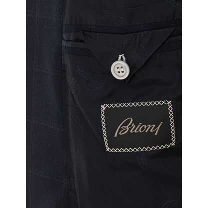 Blauer Wollblazer von Brioni