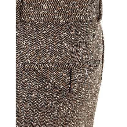 Bottega Veneta Mehrfarbige Viskosehose für elegante Abende