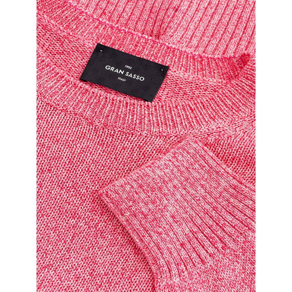 Gran Sasso Pink Cotton Sweatshirt