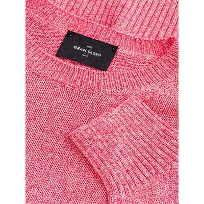 Gran Sasso Pink Cotton Sweatshirt