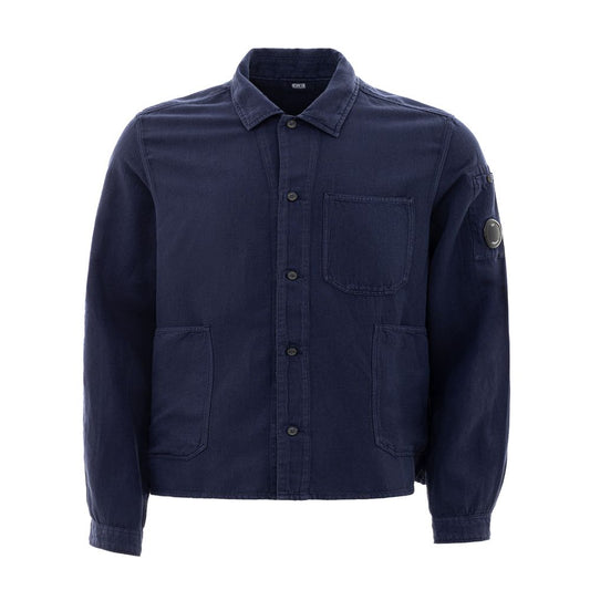 CP Company Jeanshemd Blau