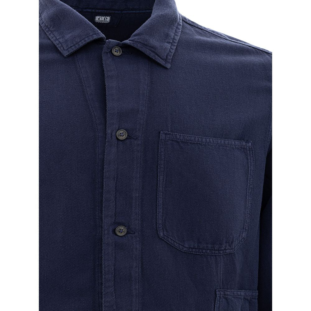 CP Company Jeanshemd Blau