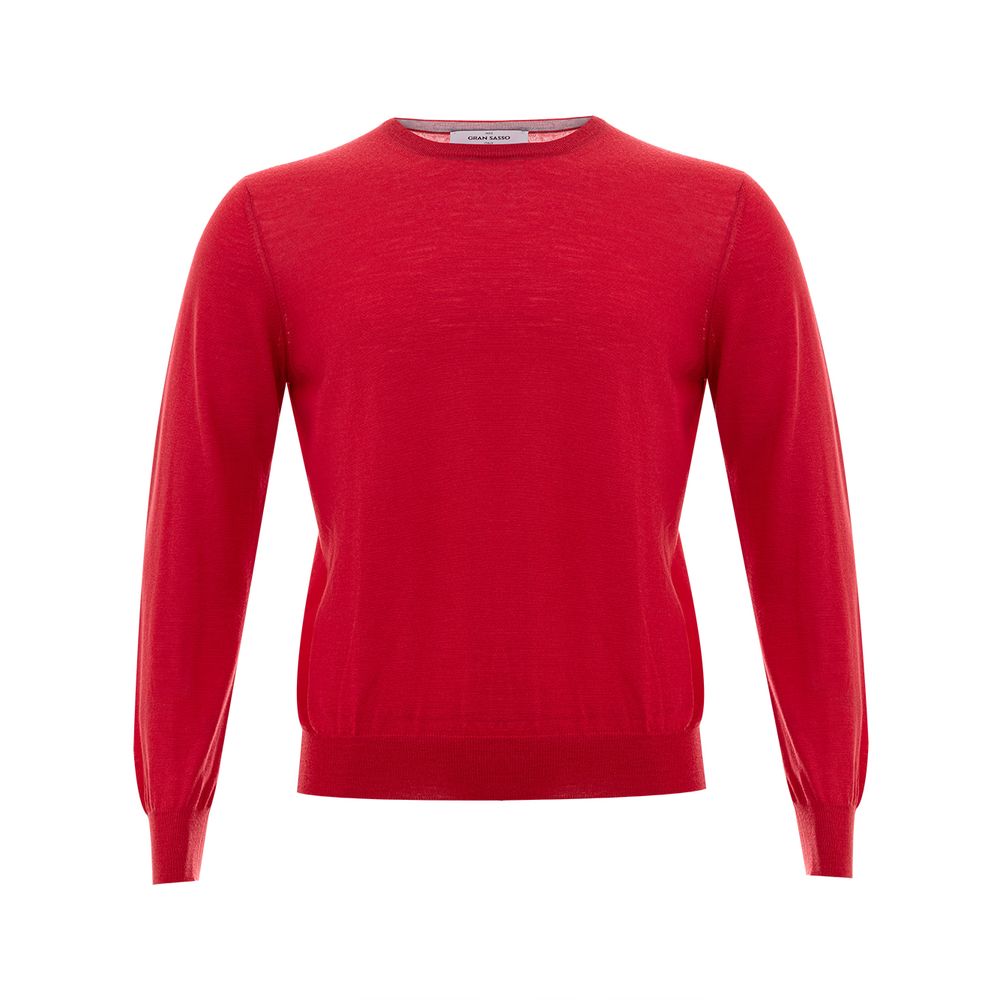 Gran Sasso Eleganter roter Wollpullover für Herren