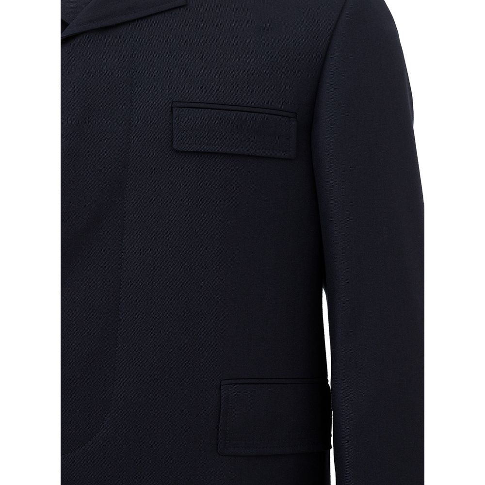 Thom Browne – Elegante Wolljacke in charakteristischem Blau