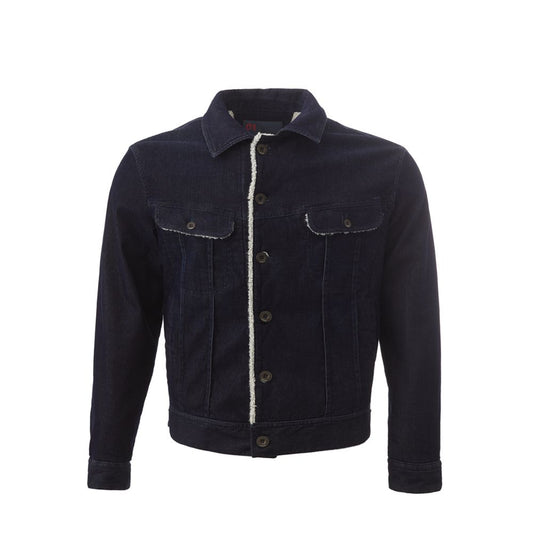 Lardini Jeansjacke aus blauem Baumwoll-Denim