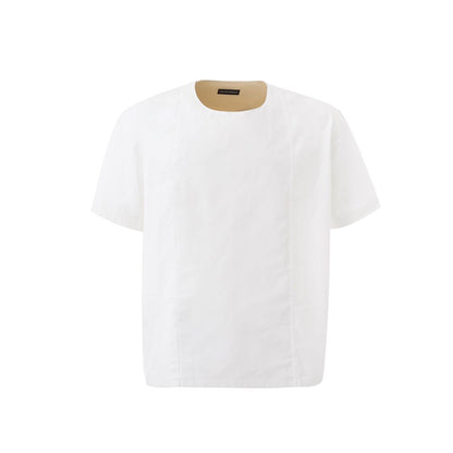 Weißes Baumwoll-T-Shirt von Emporio Armani