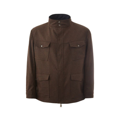 Lardini Elegante blaue Wolljacke für Herren