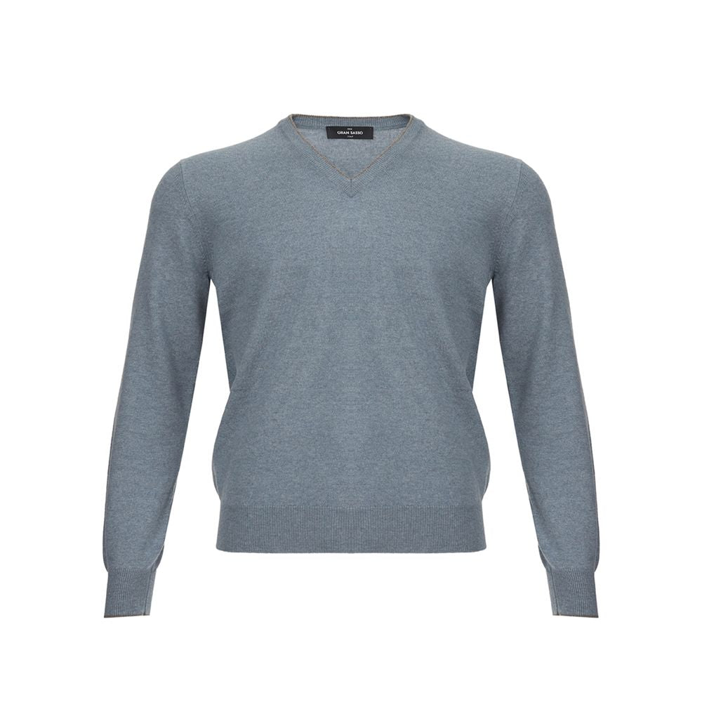 Gran Sasso Elegant Cashmere Sweater in Chic Gray