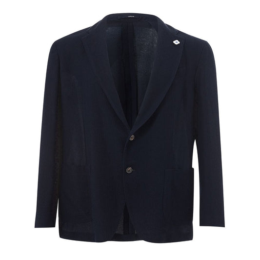 Blauer Baumwollblazer von Lardini