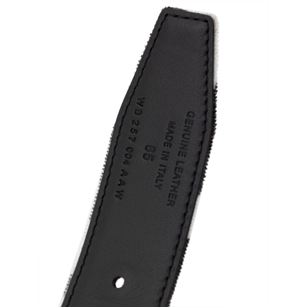 Tom Ford Schwarz-Weiß-Ledergürtel