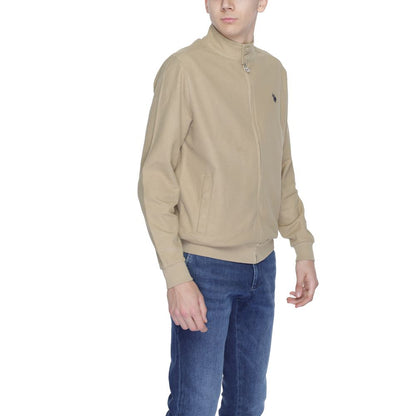 U.S. POLO ASSN. Beige Cotton Jackets & Coat