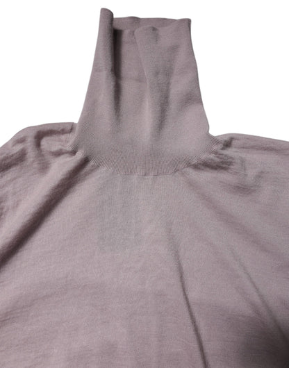 Dolce &amp; Gabbana Brauner Rollkragenpullover aus Kaschmir