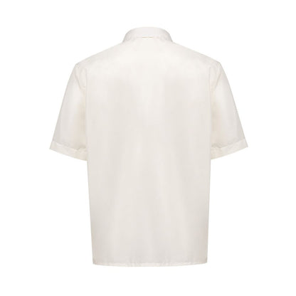 Dior Weißes Kurzarmhemd aus Polyester