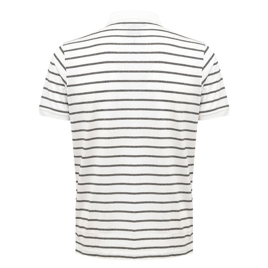 Dunhill Poloshirt aus weißer Baumwolle