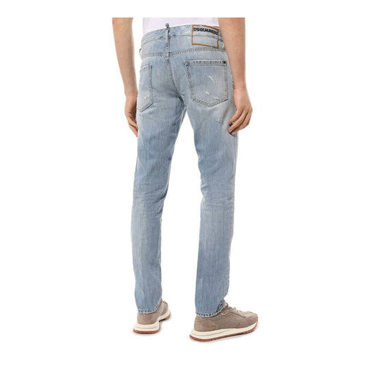 Dsquared² Blaue Baumwolljeans für Herren