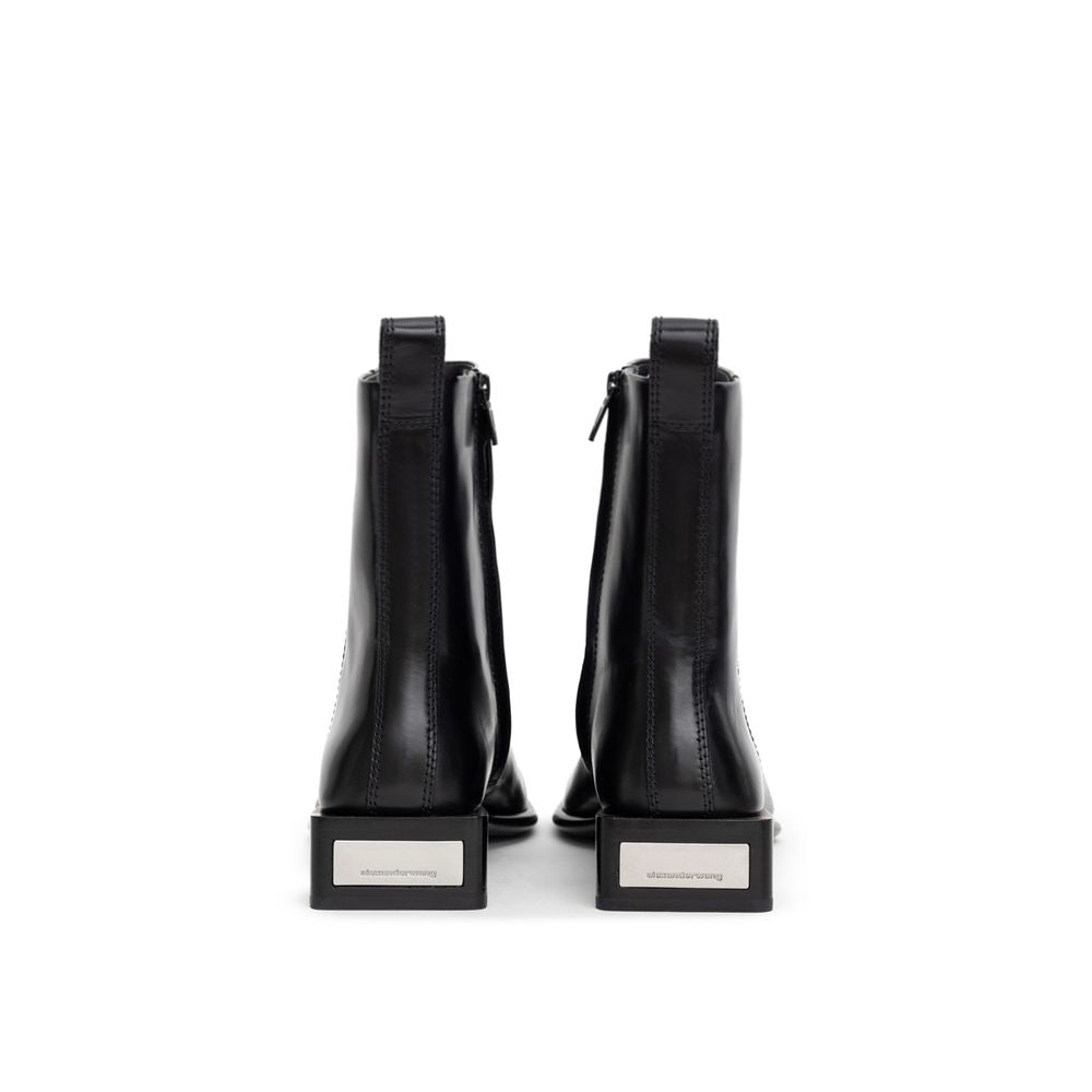 Alexander Wang Schwarzer Lederstiefel