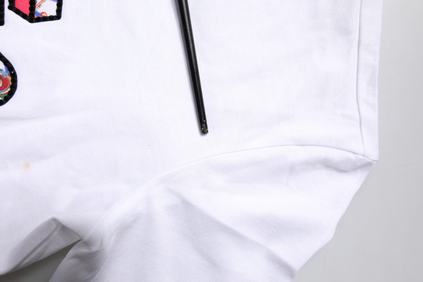 Dolce &amp; Gabbana – Weißes T-Shirt mit Rundhalsausschnitt und Logo-Print aus Baumwolle