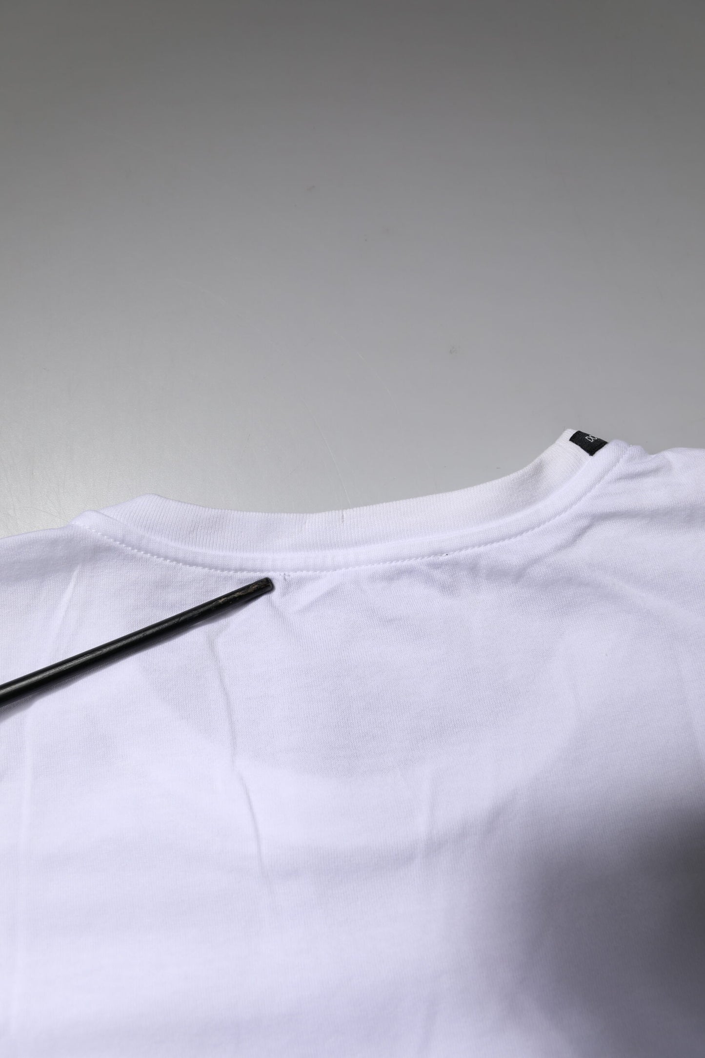 Dolce & Gabbana White Short Sleeves Round Neck Top T-shirt