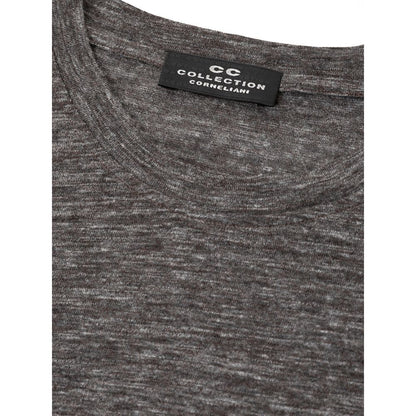 Corneliani Graues Woll-T-Shirt