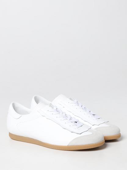 Maison Margiela Low Featherlight Sneakers aus Leder und Wildleder
