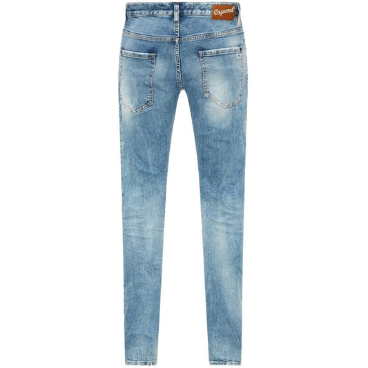 Dsquared² Herren-Jeans in Slim Fit aus blauer Baumwolle