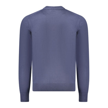 Hugo Boss Blue Wool Men Sweater