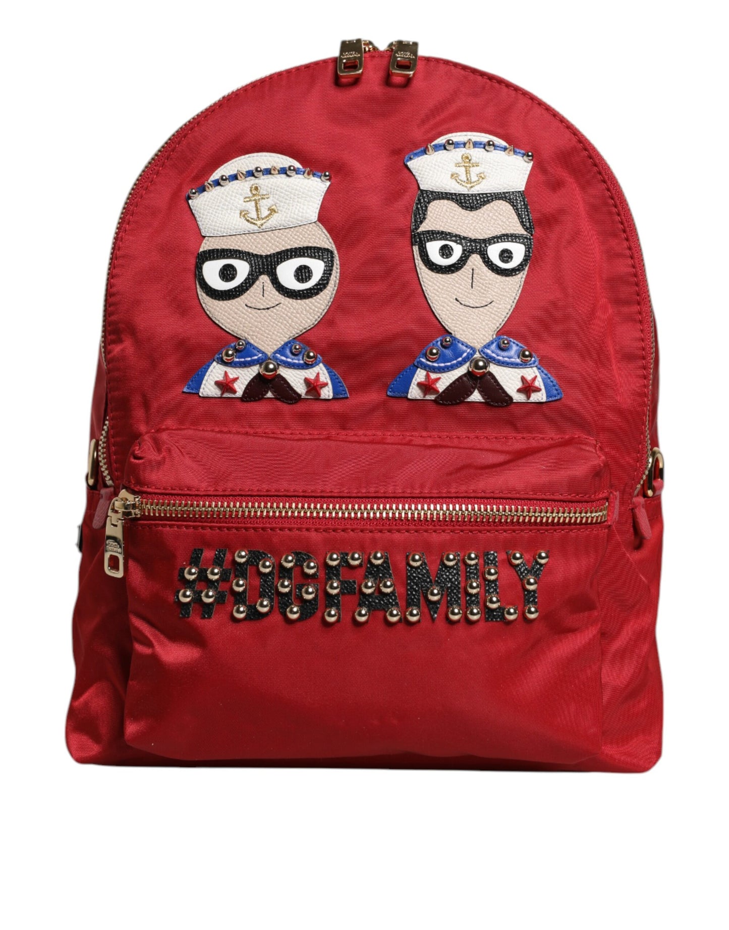 Dolce &amp; Gabbana Roter #DGFAMILY VULCANO Verzierungsrucksack