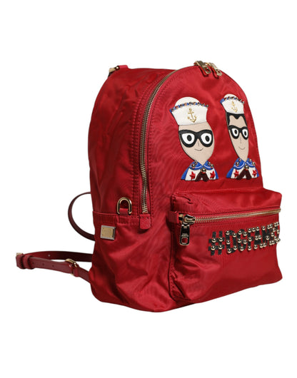 Dolce &amp; Gabbana Roter #DGFAMILY VULCANO Verzierungsrucksack